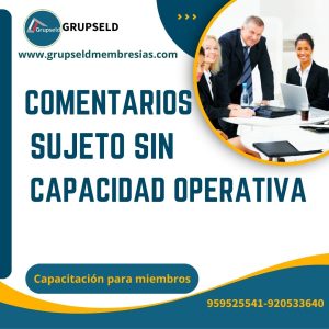 Sujetos sin capacidad operativa