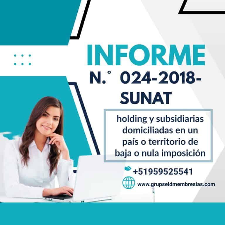 INFORME N.° 024-2018-SUNAT/7T0000