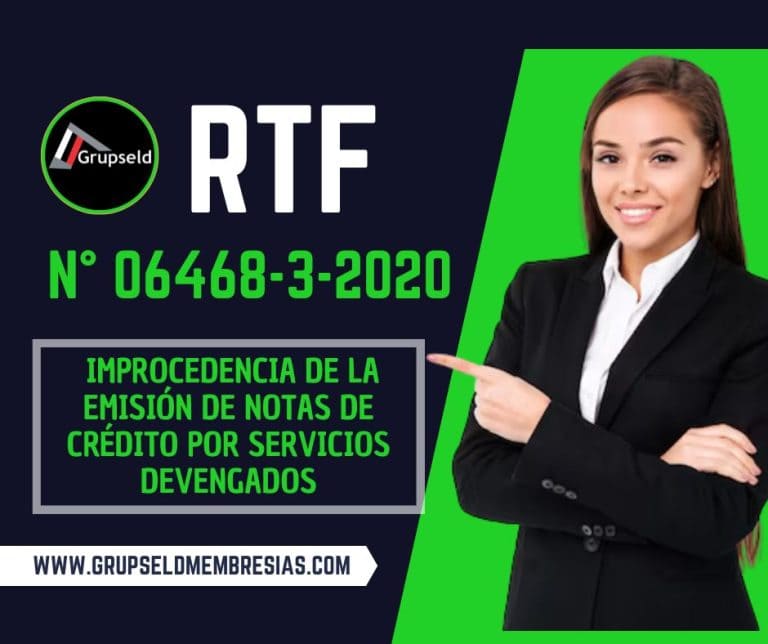 Improcedencia de la emisión de notas de crédito por servicios devengados