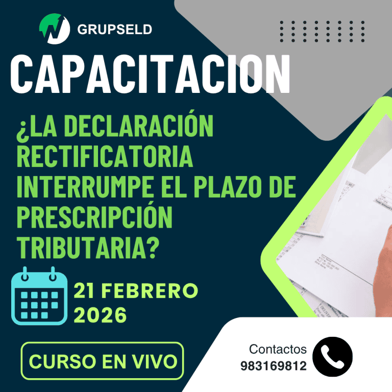 ¿La declaración rectificatoria interrumpe el plazo de prescripción tributaria?